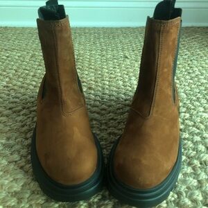 Paul Green Brown Ankle Boots